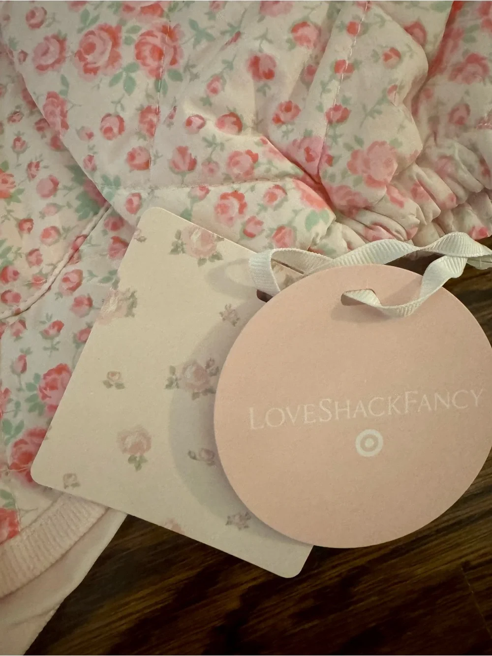 LoveShackFancy Charlotte Rosehearr Quilted Barn Jacket- Size Small